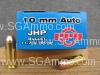500 Round Case - 10mm Auto 180 Grain Hollow Point Prvi Partizan Ammo - PPD10